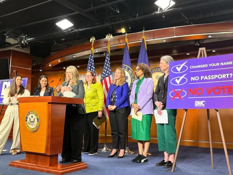 Rep. Dexter with the DWC 