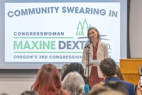 Congresswoman Dexter Community Swearing In