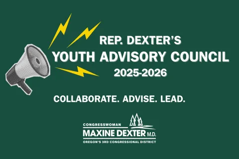 Congresswoman Dexter's Youth Advisory Council